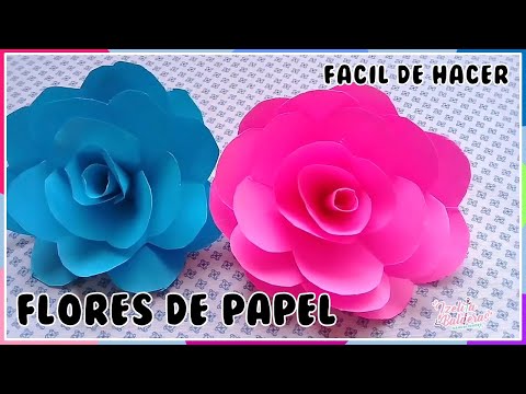 Paper flowers - Easy to make