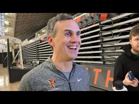 Princeton coach Mitch Henderson talks Sweet 16