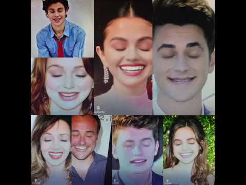 Selena Gomez and Wizards of Waverly Place Cast Doing Tik Tok Dance
