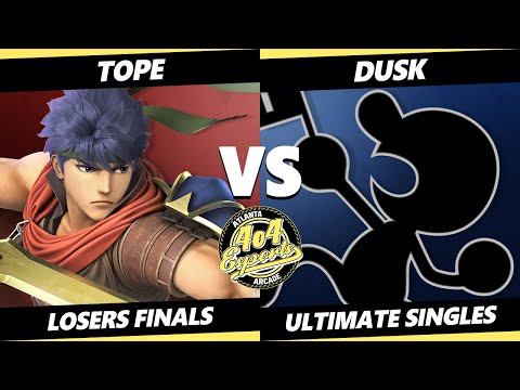4o4 Smash Night 67 Losers Finals - Dusk (Game & Watch) Vs. Tope (Ike) SSBU Ultimate Tournament