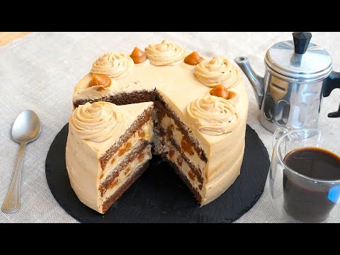 COFFEE CAKE and SALTED CARAMEL - Easy cake | cakeshare