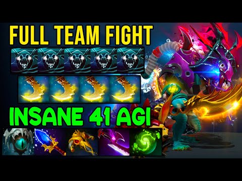 INSANE 41 AGILITY STEAL - FULL TEAM FIGHT - INTENSE CARRY - DOTA 2 GAMEPLAY