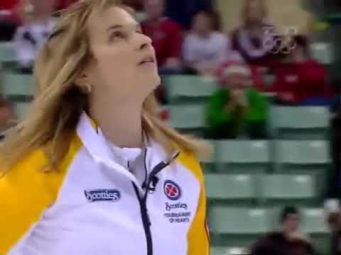 Jill Officer trips on a guard and burns Jennifer Jones' rock; Amber Holland steals 2