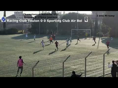 U17 Nationaux Fédération Francaise de Football Racing Club Toulon 0 Sporting Club Air Bel 0 Résumé