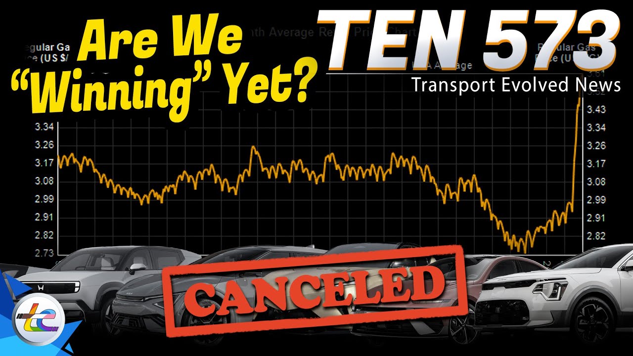 TEN Episode 573 | More EVs Canceled In USA, Rivian R2 Pricing Published, Tesla & Waymo V Railroads