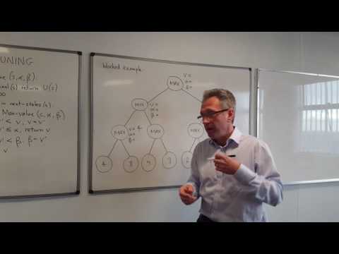 Minimax with Alpha Beta Pruning