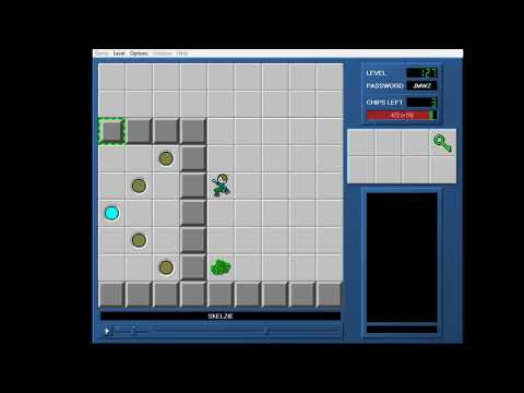 Chip's Challenge 1 Level 127 (Skelzie) - 454 seconds