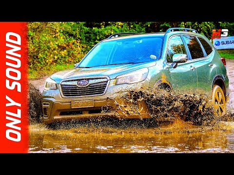 NEW SUBARU FORESTER E-BOXER HYBRID 2020 - FIRST OFF-ROAD TEST DRIVE ONLY SOUND