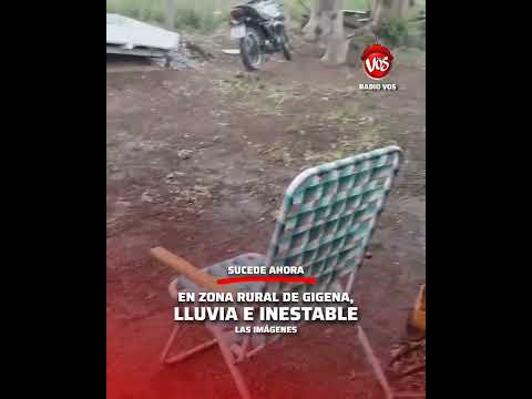 ALCIRA GIGENA: Miercoles a la tarde, inestable en zona rural de Gigena.