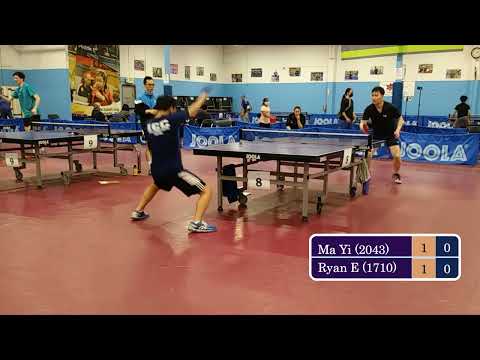 Ma Yi (2043) vs Ryan Ekdahl (1710) - JOOLA Summer Open at ICC on 5-14-2022