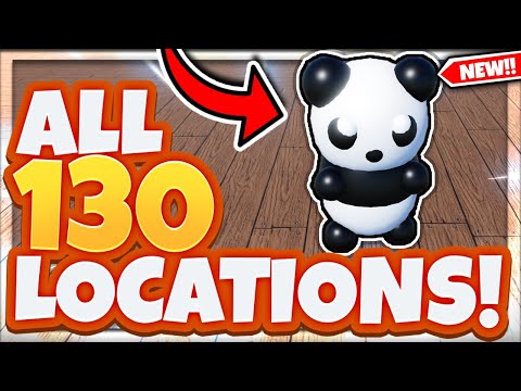ALL *130* PANDA LOCATIONS In Roblox Find The Pandas!