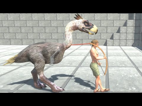 NEW PREHISTORIC UPDATE Terror Bird vs ALL UNITS in Brick Castle Animal Revolt Battle Simulator
