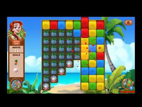 Lost Island Blast Adventure Level 378 NO BOOSTERS - A S GAMING