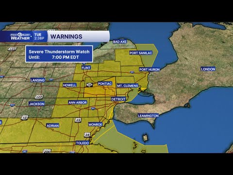 Tracking severe thunderstorms, 5/19