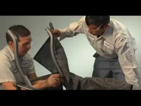 How to replace a sling dining chair