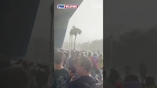 Torrential Rain And Wind Batter Visitors At Disney World During Severe Storms