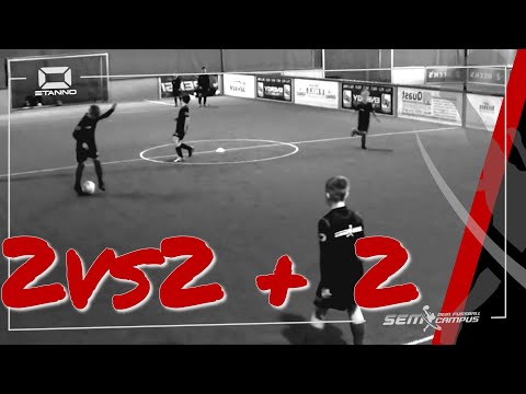 2 gegen 1(2) + 2 - SEM Fußballtraining - 2 027TE