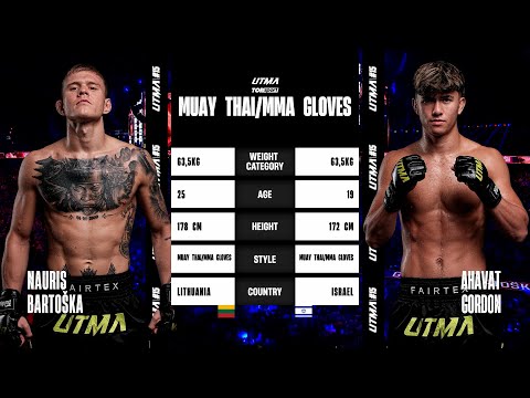 NAURIS BARTOŠKA vs AHAVAT GORDON | FULL FIGHT | UTMA 15