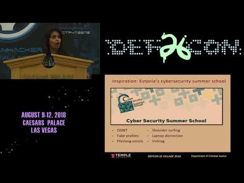 DEF CON 26 SE VILLAGE -  Aunshul Rege - Social Engineering Course Projects for Undergrads