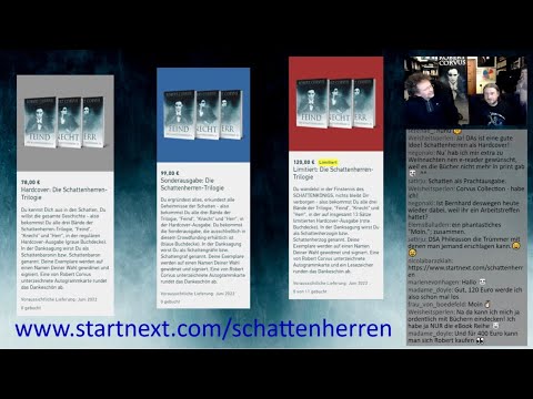 Schreibzeichen 146 - Schattenruf: Das SCHATTENHERREN-Crowdfunding mit Bernhard Hennen