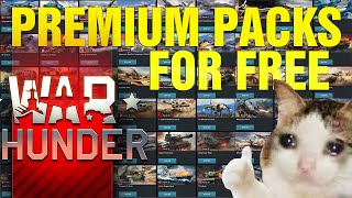 Get Premium Packs For Free - TUTORIAL FOR NOOBS - War Thunder