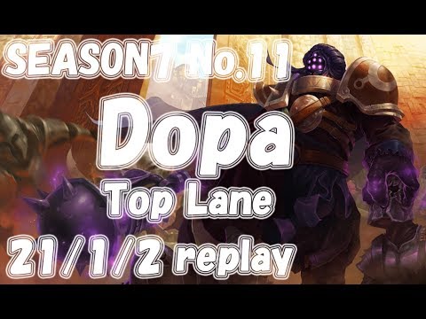 Dopa Jax vs Darius replay KR LOL Challenger