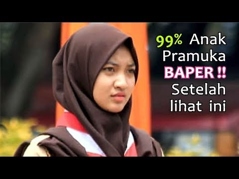 Adek berjilbab coklat versi pramuka amp lagu balasan adek full video lirik