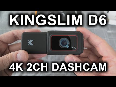 Kingslim D6 - 2-Channel Dashcam Review. 4K Front + 1080P Infrared Interior. Built-In Parking Mode.