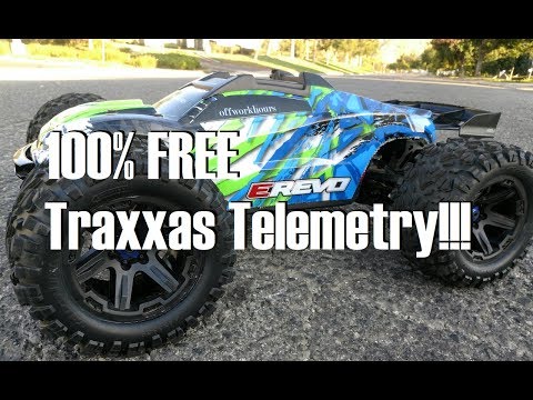 FREE Traxxas Telemetry - NO Extra Sensors Required!!!