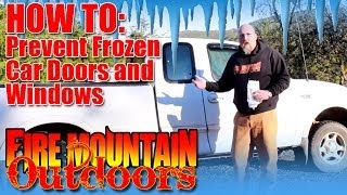 HOW TO: Preventing frozen car doors and windows