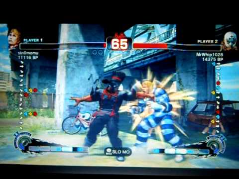 sin0momu [Cody] vs MrWhip1028 [El Fuerte] SSF4 Japanese Online Ranked Matches