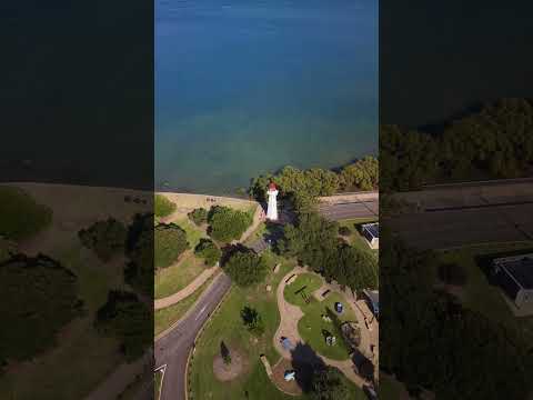 Built in 1865, Cleveland Point Lighthouse is one of Australia's oldest surviving lighthouse