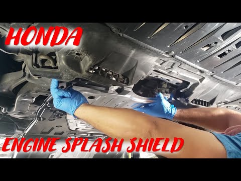 Protector inferior contra salpicaduras del motor, HONDA CIVIC, Engine Splash Shields. Undercarriage.