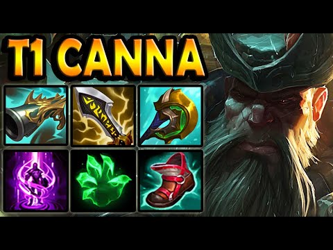 Gangplank vs Renekton TOP [ T1 Canna ] Patch 11.1 Ranked Korea ✅