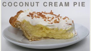 The BEST Coconut Cream Pie | Extra Flaky Crust from Scratch