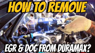 Mater Tech Shows How To Remove EGR And DOC For L5P Duramax