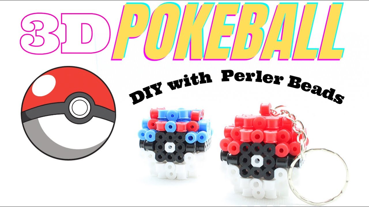 POKÉMON Pokeball | 3D | Perler Beads | Tutorial