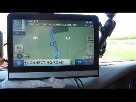 Using The Rand McNally Inteliroute tnd 710 Part 2