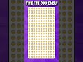 Find the odd emoji🧐1612 #quickbrain #howgoodareyoureyes #oddoneout #quiz #emojichallenge #eyetest