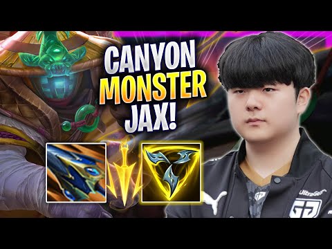CANYON IS A MONSTER WITH JAX! - GEN Canyon Plays Jax JUNGLE vs Lee Sin! | Season 2024