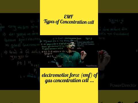 EMF of gas concentration cell#shorts #yotubeshorts #yotubeshort