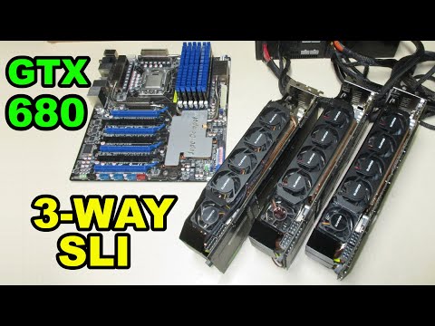 3-WAY SLI GeForce GTX 680 on Intel i7 920 @ 3.4 GHz
