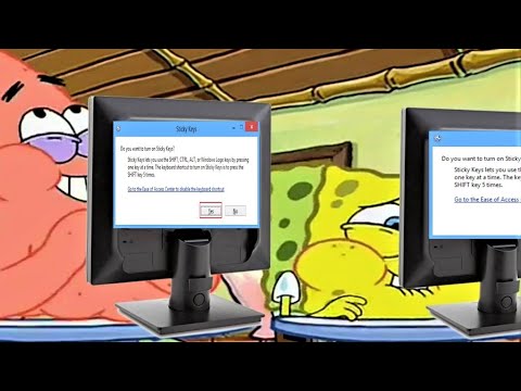 When Year 7s discover Sticky Keys