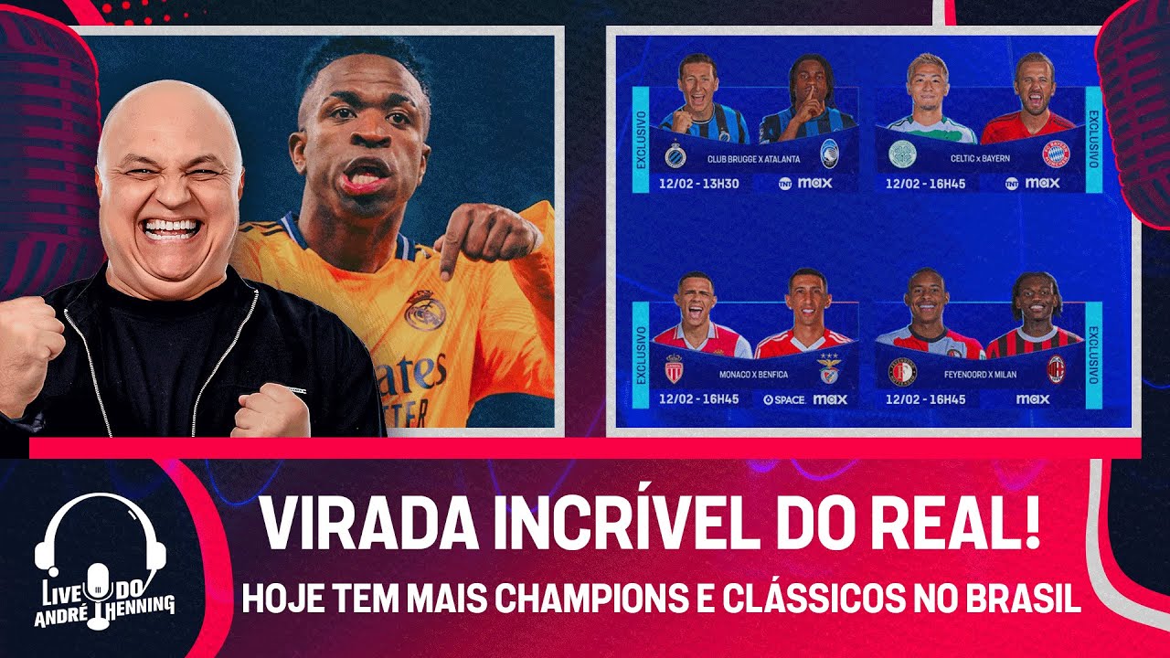 ELES FIZERAM DE NOVO! A VIRADA DO REAL CONTRA O CITY NO MATA-MATA DA CHAMPIONS E MUITO MAIS!
