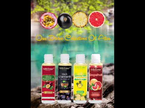 Natural Fruit Aroma Attar - set of 7 video