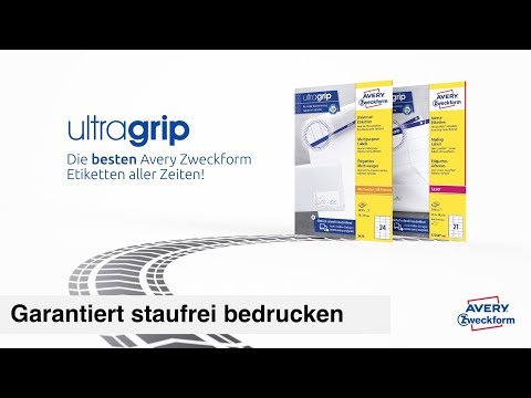 Artikelvideo 1 für 2.400 AVERY Zweckform Etiketten 3475 weiß 70,0 x 36,0 mm, Artikelnummer 642280