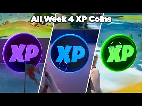 All XP Coins Location Guide (Week 4) - Fortnite Chapter 2 Season 3