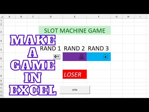How to make a game in Excel