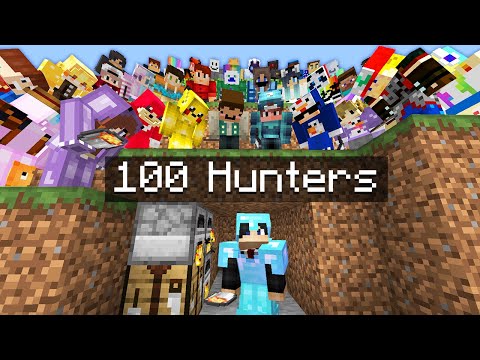 xNestorio - Minecraft Manhunt but it's VS 100 Hunters..
