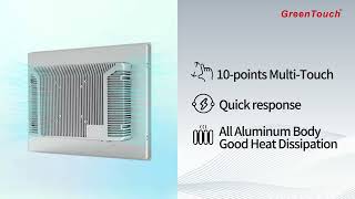 GreenTouch embedded capacitive multi-touch screen and touch display.#touchscreen #touchmonitor